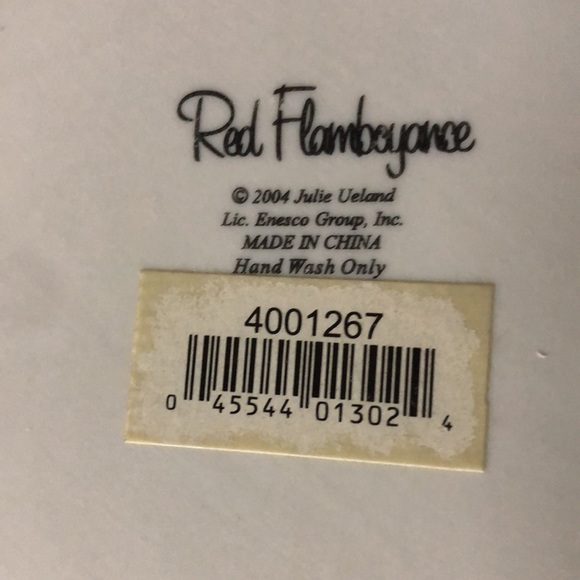 Red hat ladies Tea time ceramic trivet 8“ x 8“ 1/4 inch thick new without box - Picture 9 of 10